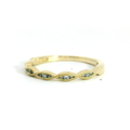 Diamond Band with Milgrain Detail