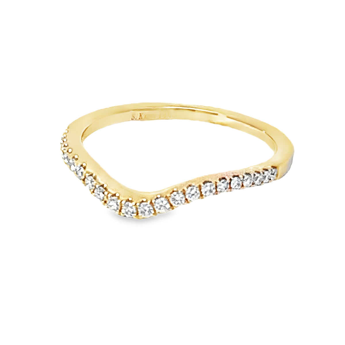Curved Diamond Band