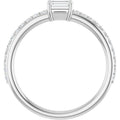 Accented Stackable Ring