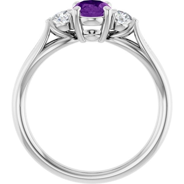 Sculptural Three-Stone Ring