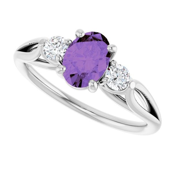 Sculptural Three-Stone Ring
