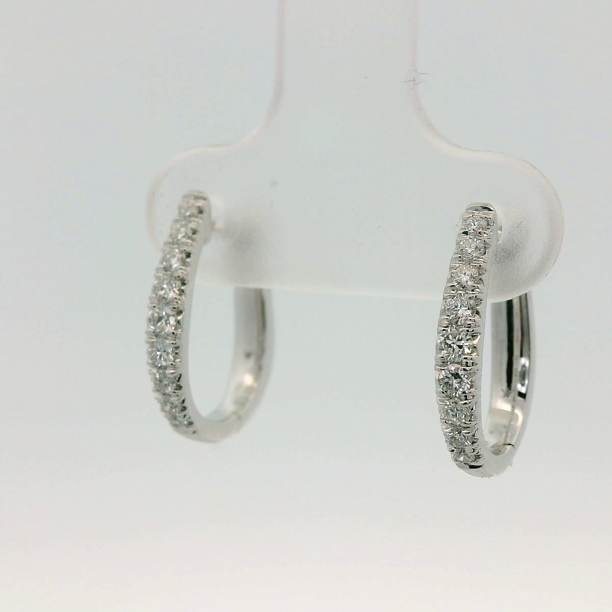 Diamond Hoop Earrings
