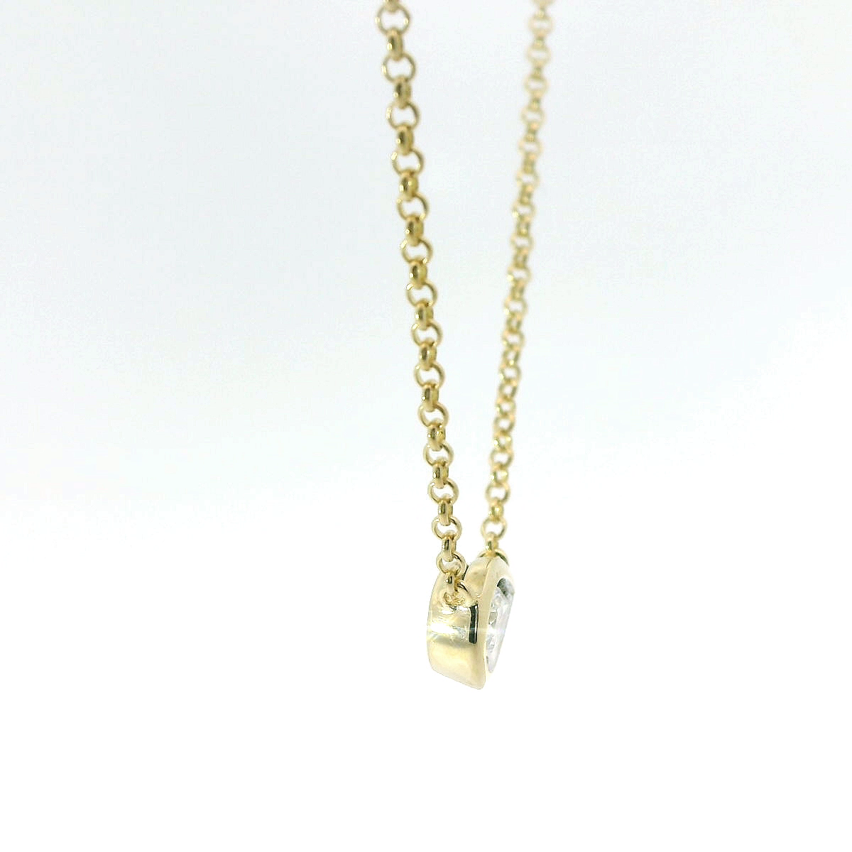 Pear Diamond Teardrop Necklace