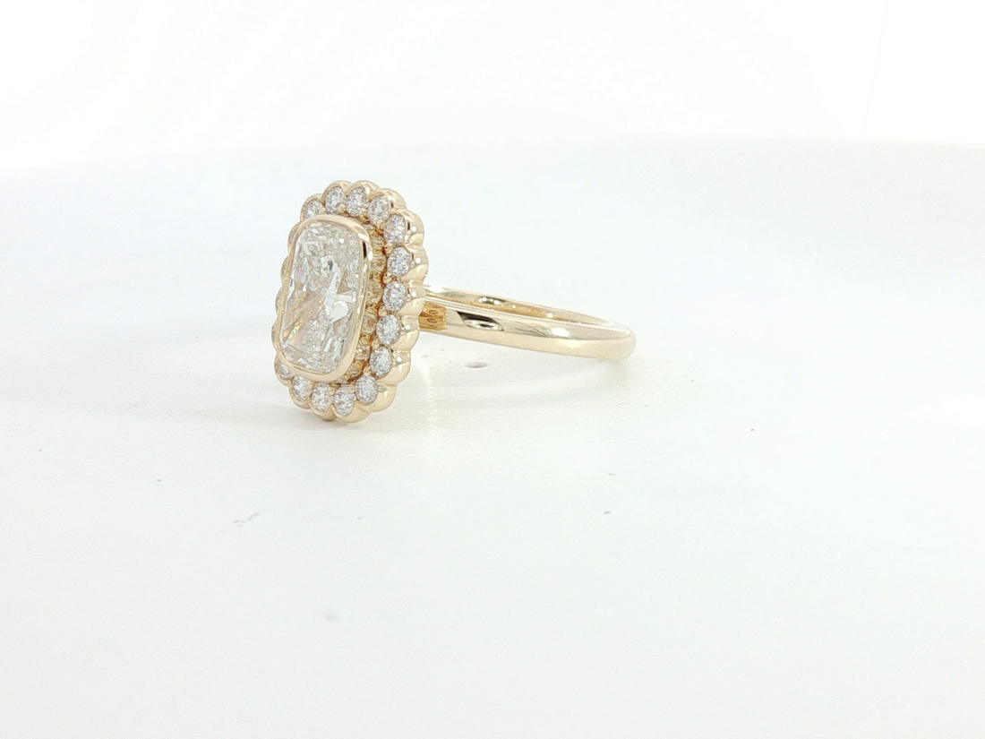 Lab Diamond Engagement Ring