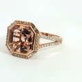 Morganite and Diamond Ring
