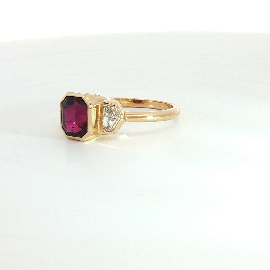Ruby and Diamond Fashion Ring