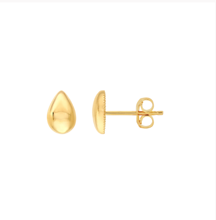 Tear Drop Stud Earrings