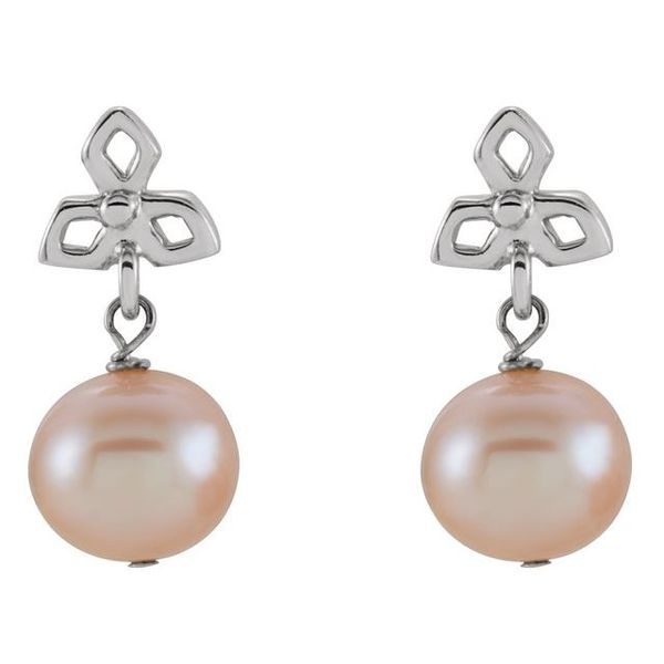 Floral Pearl Earrings