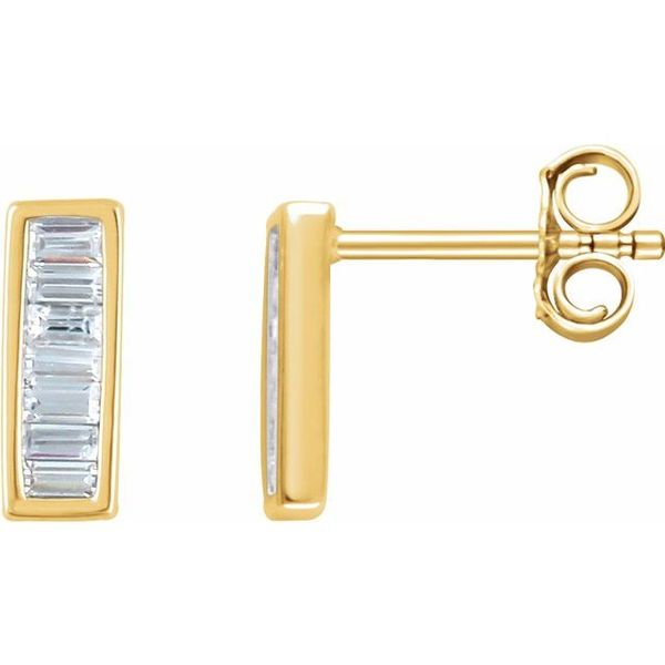 Baguette Bar Earrings