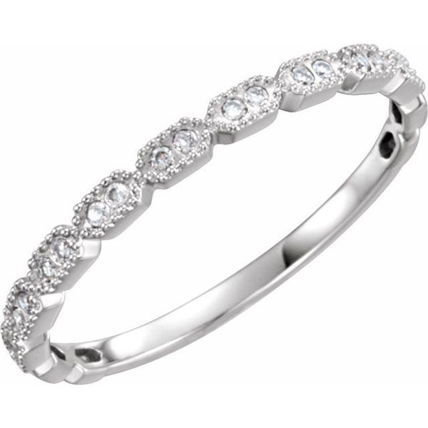 Milgrain Stackable Ring