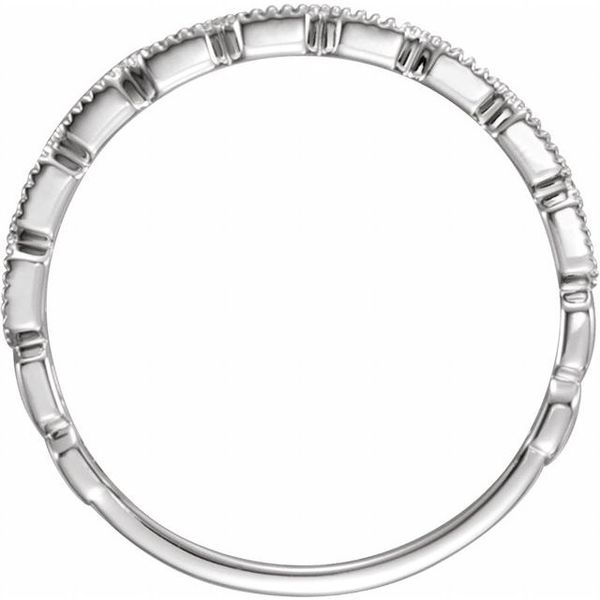 Milgrain Stackable Ring