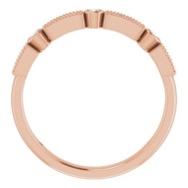 Milgrain Stackable Ring