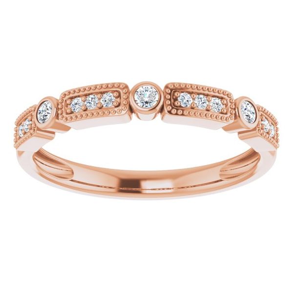 Milgrain Stackable Ring