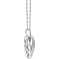 Solitaire Heart Necklace