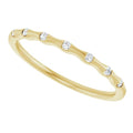 Accented Stackable Ring