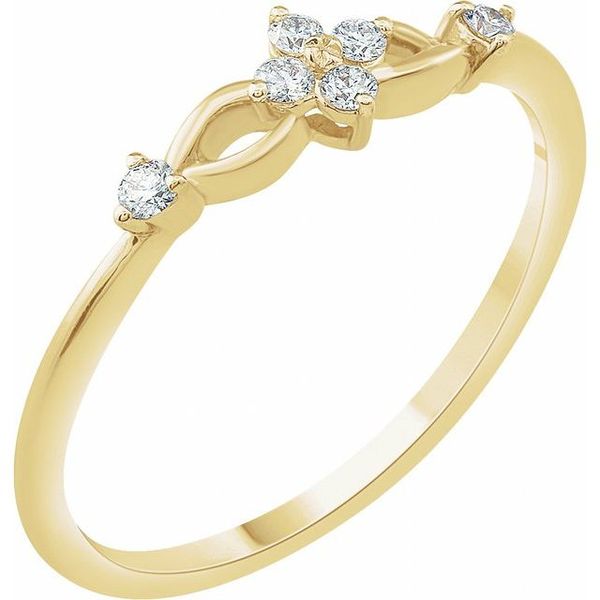Floral Promise Ring