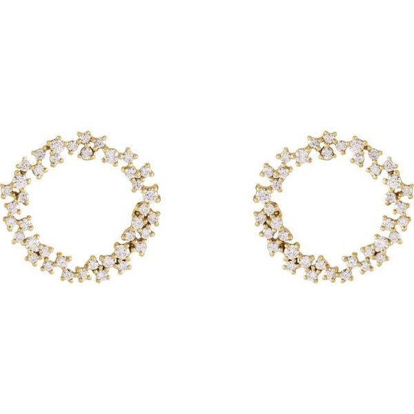 Accented Circle Earrings
