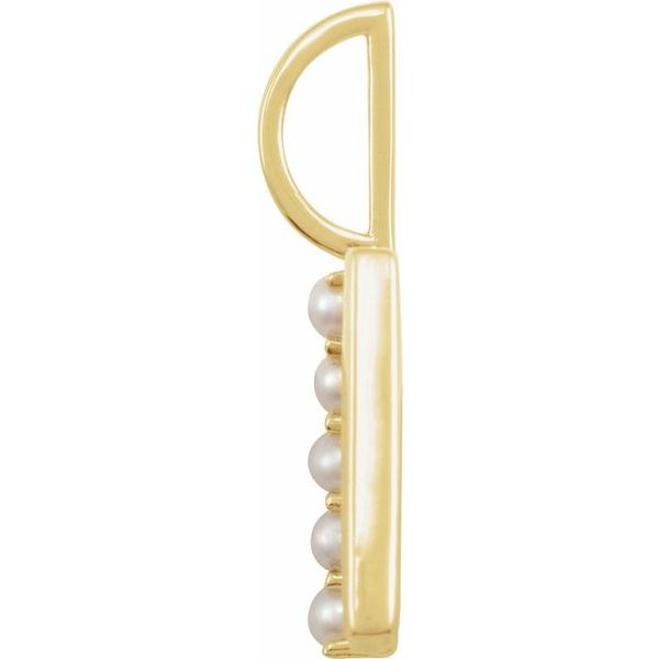 Pearl Initial Charm/Pendant