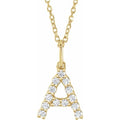 Accented Initial Necklace
