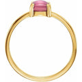 Cabochon Solitaire Ring