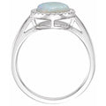 Bezel-Set Cabochon Ring