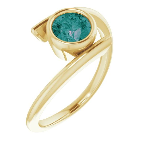 Bezel-Set Solitaire Ring