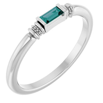Accented Stackable Ring