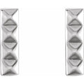 Pyramid Bar Earrings