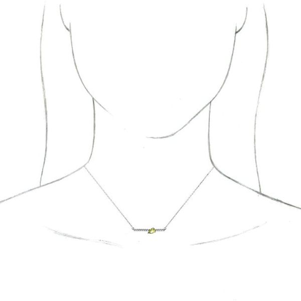 Accented Bar Necklace