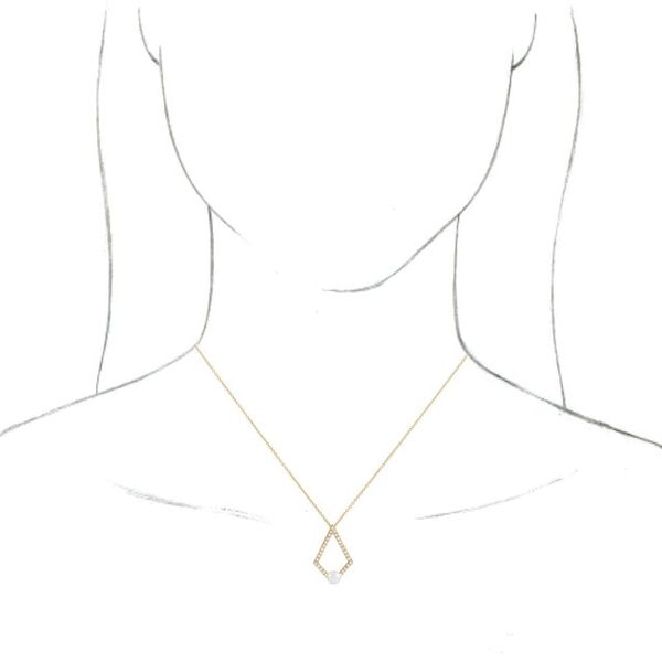 Pearl Geometric Necklace