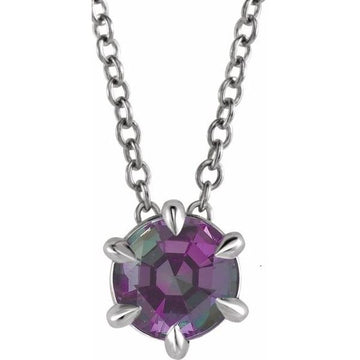 Solitaire Necklace or Slide Pendant