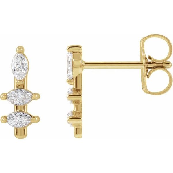 Marquise Bar Earrings