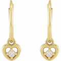 Heart Hoop Earrings