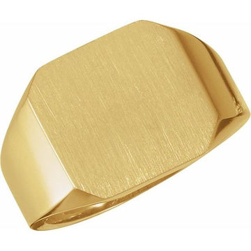 Octagon Signet Ring