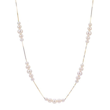 14KT Yellow Gold Freshwater Pearl Necklace