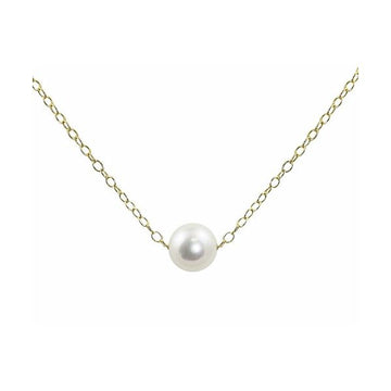 14KT Yellow Gold Akoya Pearl Necklace