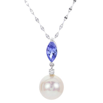 14KT White Gold Freshwater Pearl Pendant