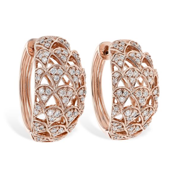 14KT Gold Diamond Earrings