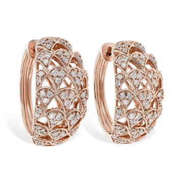 14KT Gold Diamond Earrings