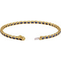 Bezel-Set Line Bracelet