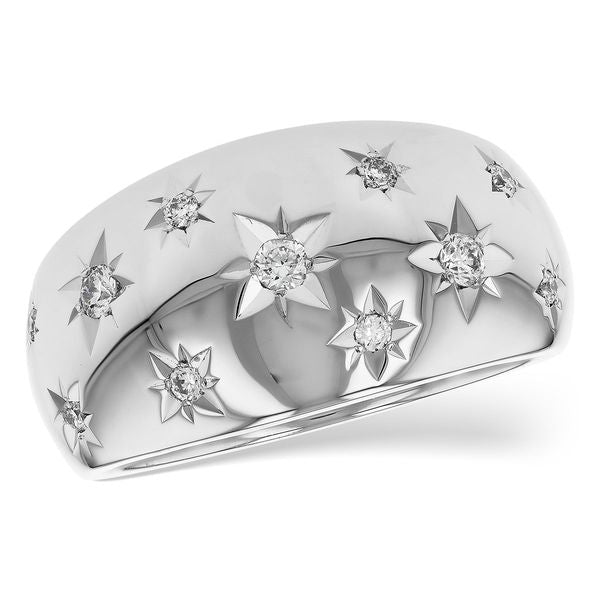 14KT Gold Ladies Diamond Wedding Ring
