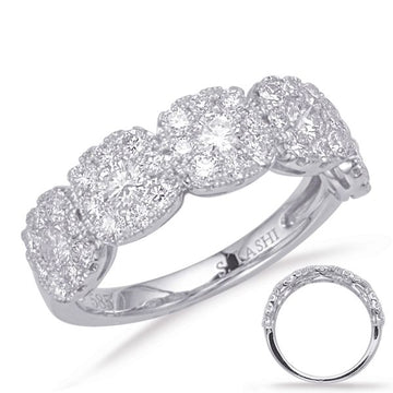 White Gold Diamond Fashion Ring
