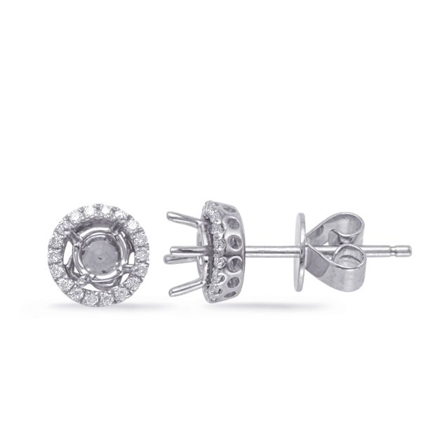 Four Prong Earring Jackets For 1ct Tw