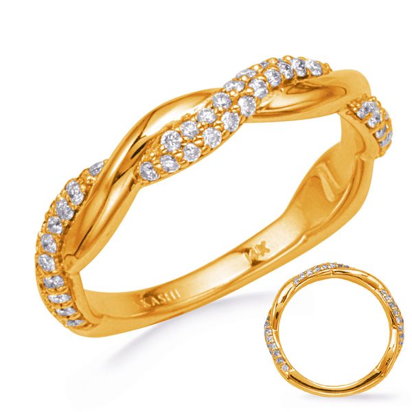 Yellow Gold Diamond Wedding Band