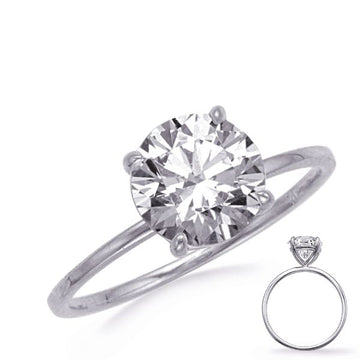 White Gold Engagement Ring .50ct