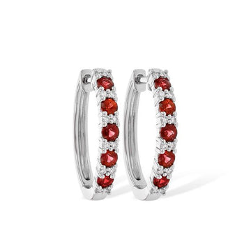 14KT Gold Ruby Earrings