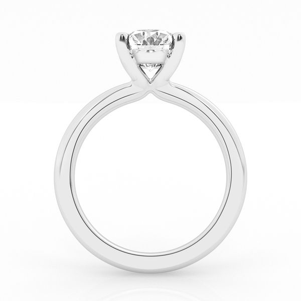 14K White Gold Solitaire Engagement Ring