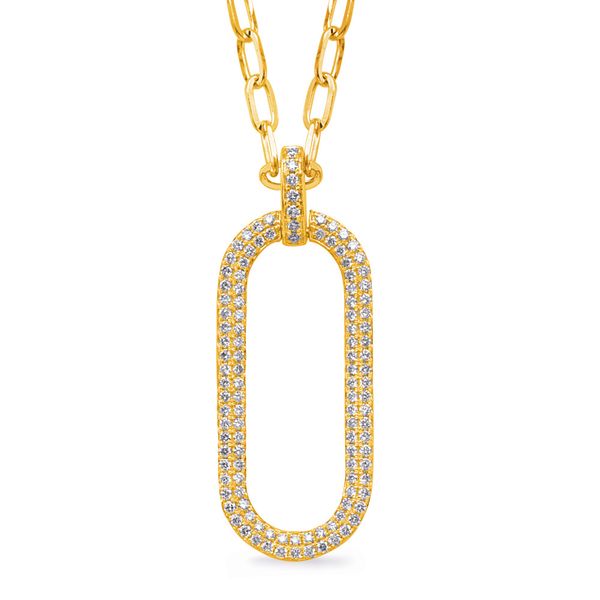 Yellow Gold Diamond Necklace