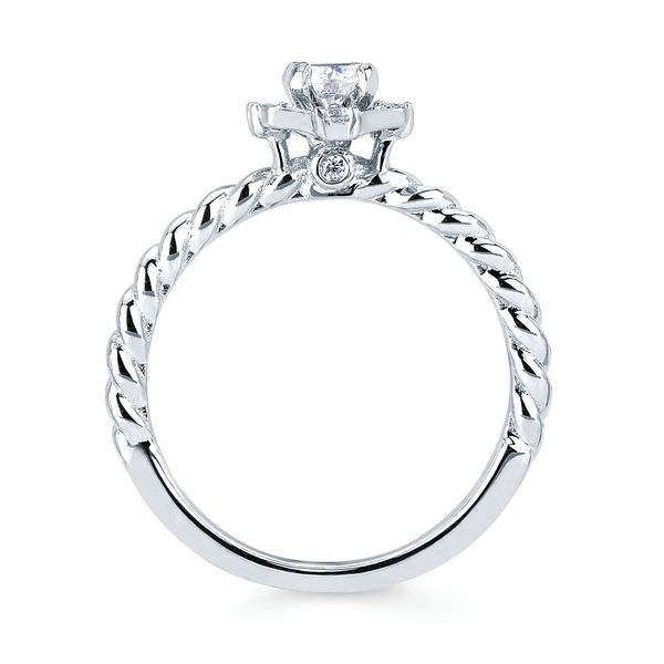 14k White Gold Bridal Set