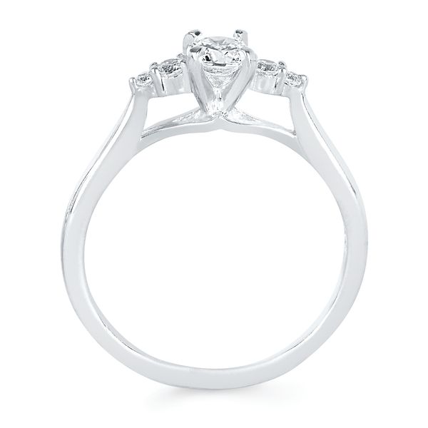 14k White Gold Bridal Set